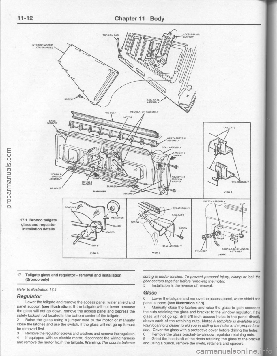 FORD BRONCO 1980  Service Repair Manual procarmanuals.com 