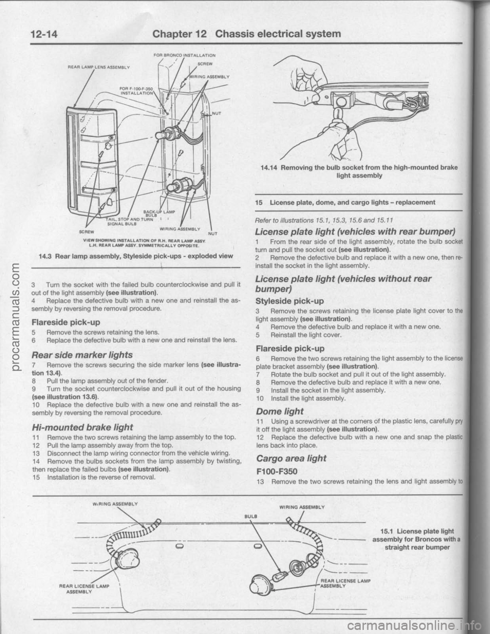 FORD BRONCO 1980  Service Repair Manual procarmanuals.com 