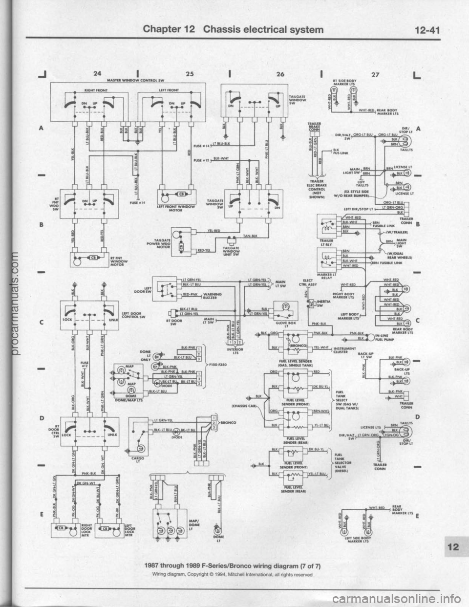 FORD BRONCO 1980  Service Repair Manual procarmanuals.com 