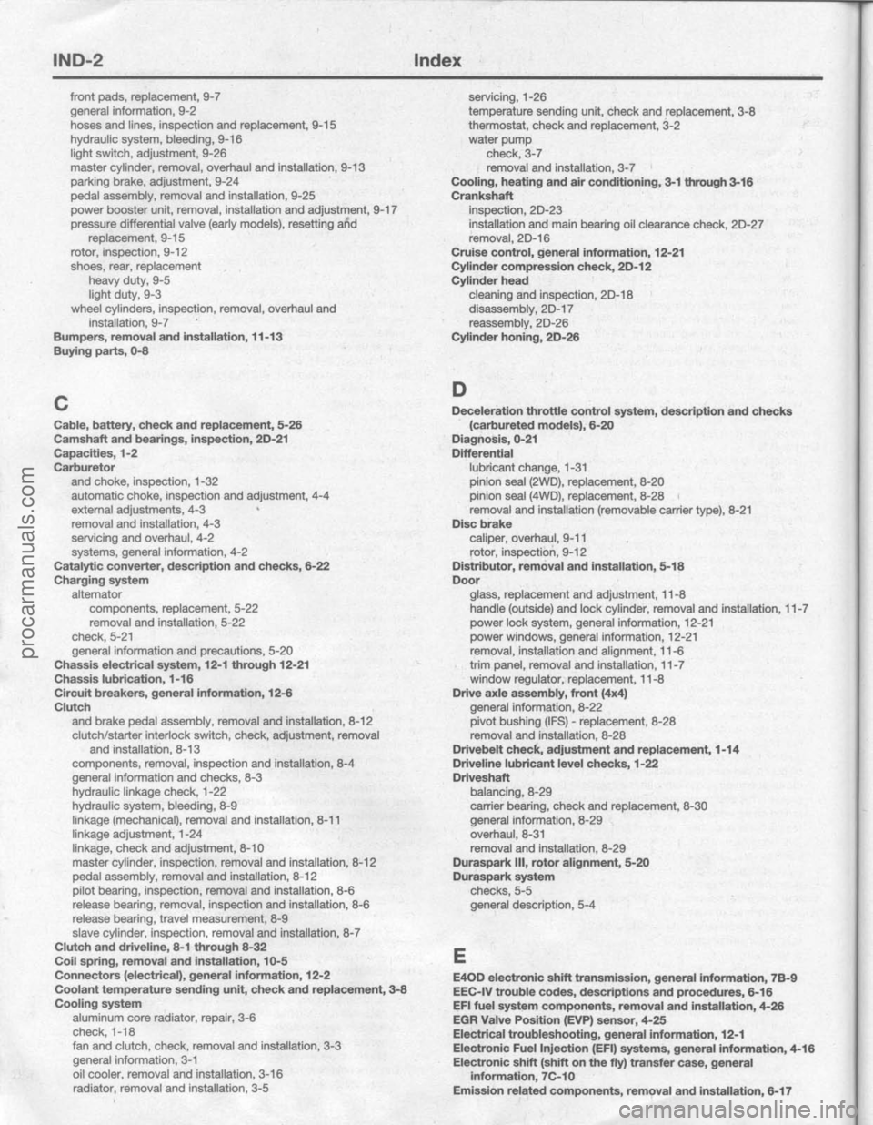 FORD BRONCO 1980  Service Repair Manual procarmanuals.com 