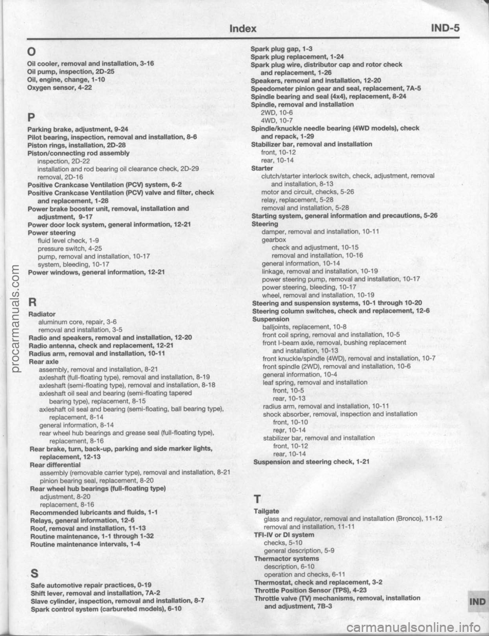 FORD BRONCO 1980  Service Repair Manual procarmanuals.com 