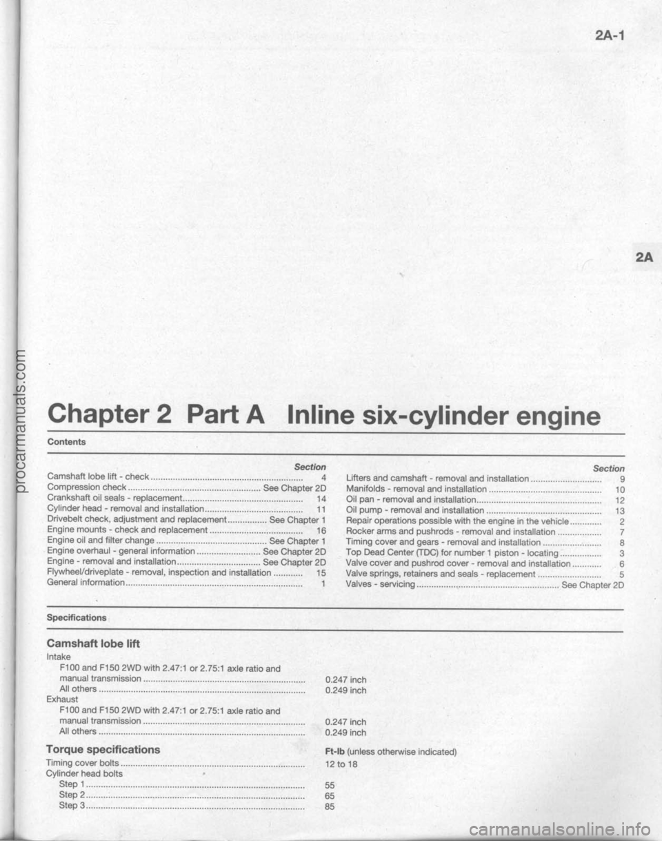 FORD BRONCO 1980  Service Repair Manual procarmanuals.com 