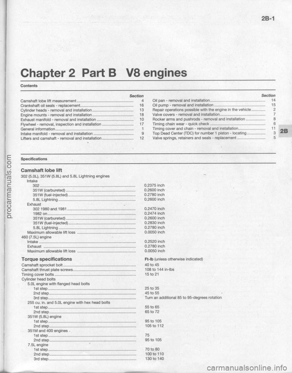 FORD BRONCO 1980  Service Repair Manual procarmanuals.com 