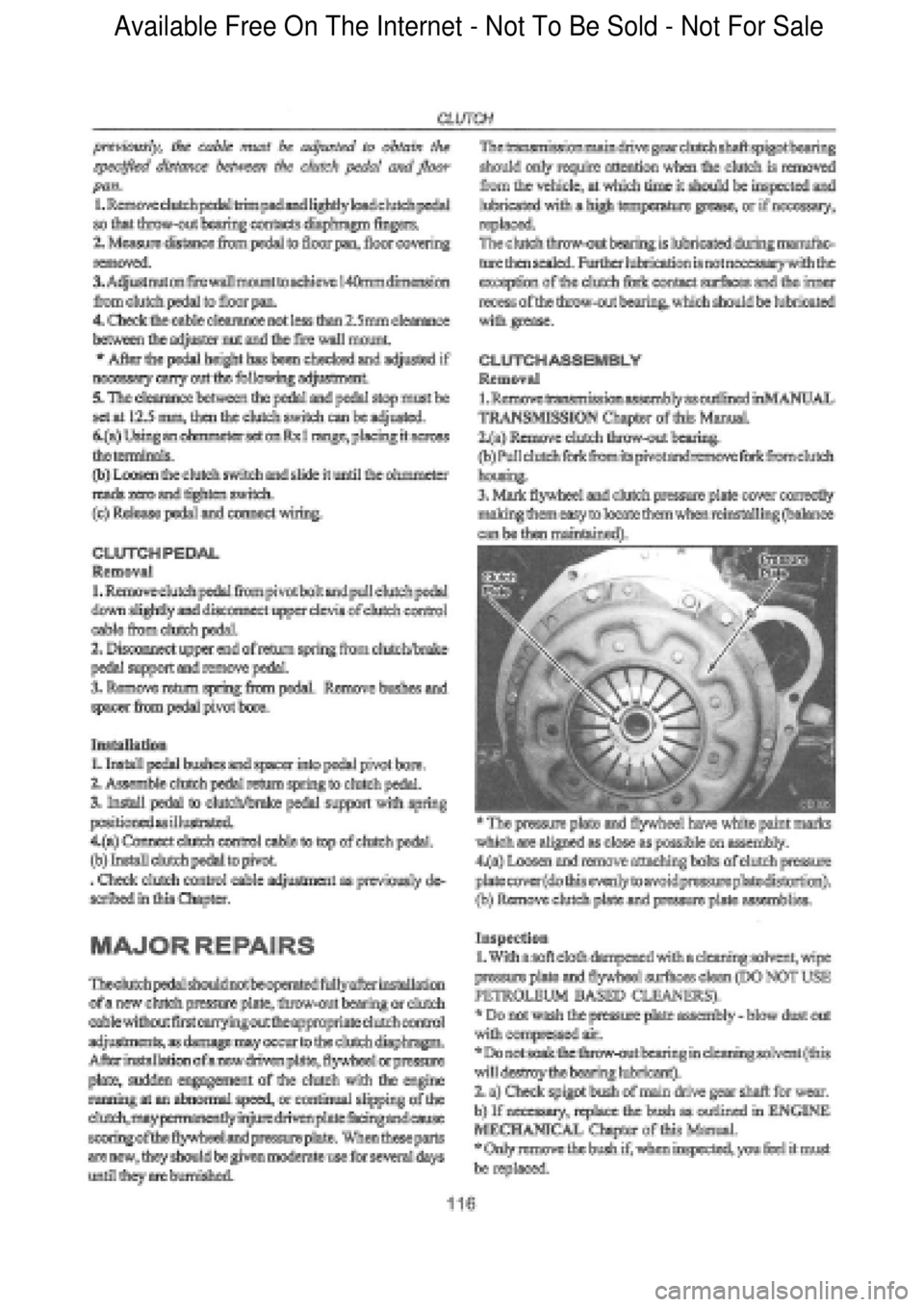 FORD FALCON 1998  Workshop Manual  Available Free On The Internet - Not To Be Sold - Not For Sale    