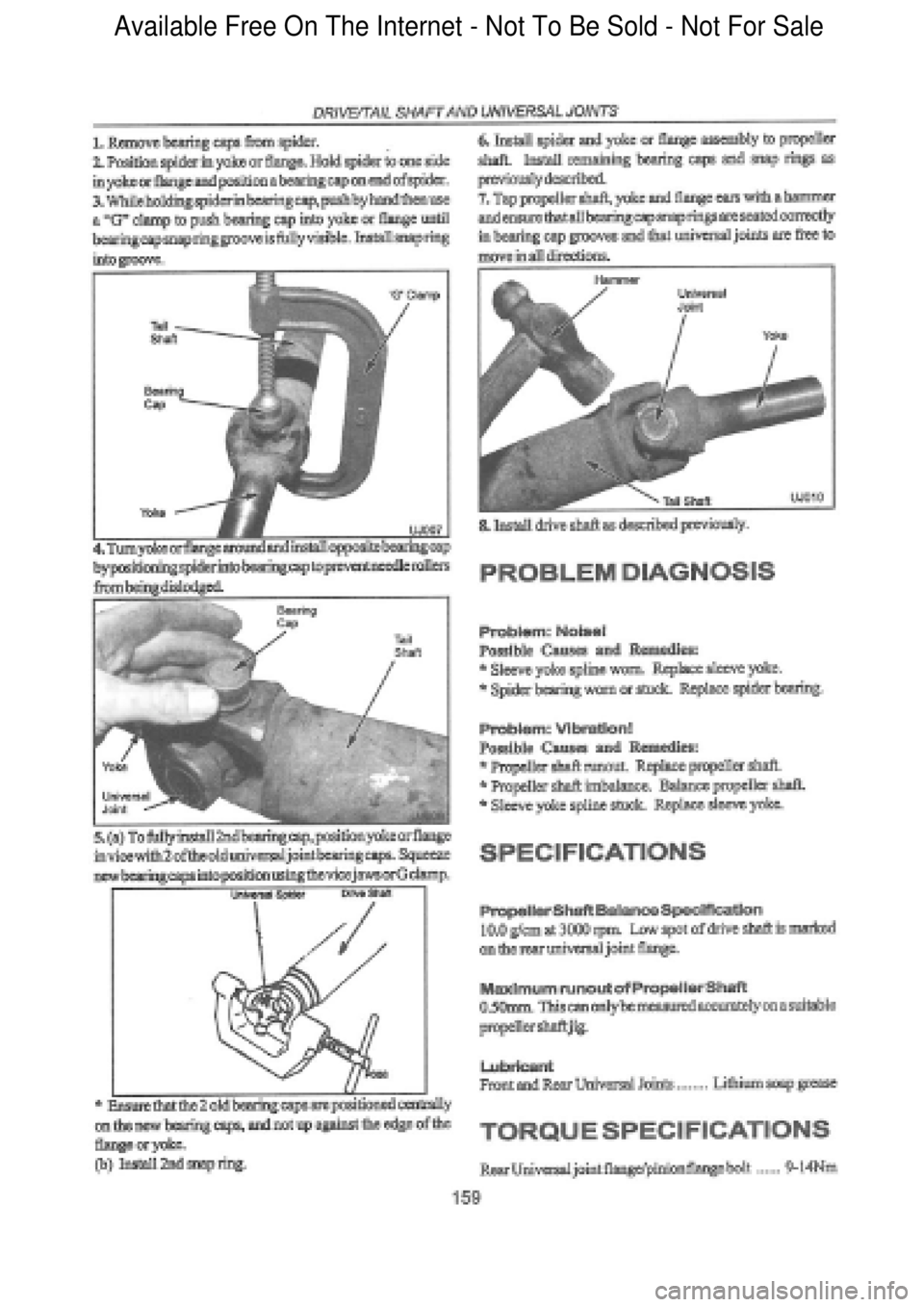 FORD FALCON 1998  Workshop Manual  Available Free On The Internet - Not To Be Sold - Not For Sale    