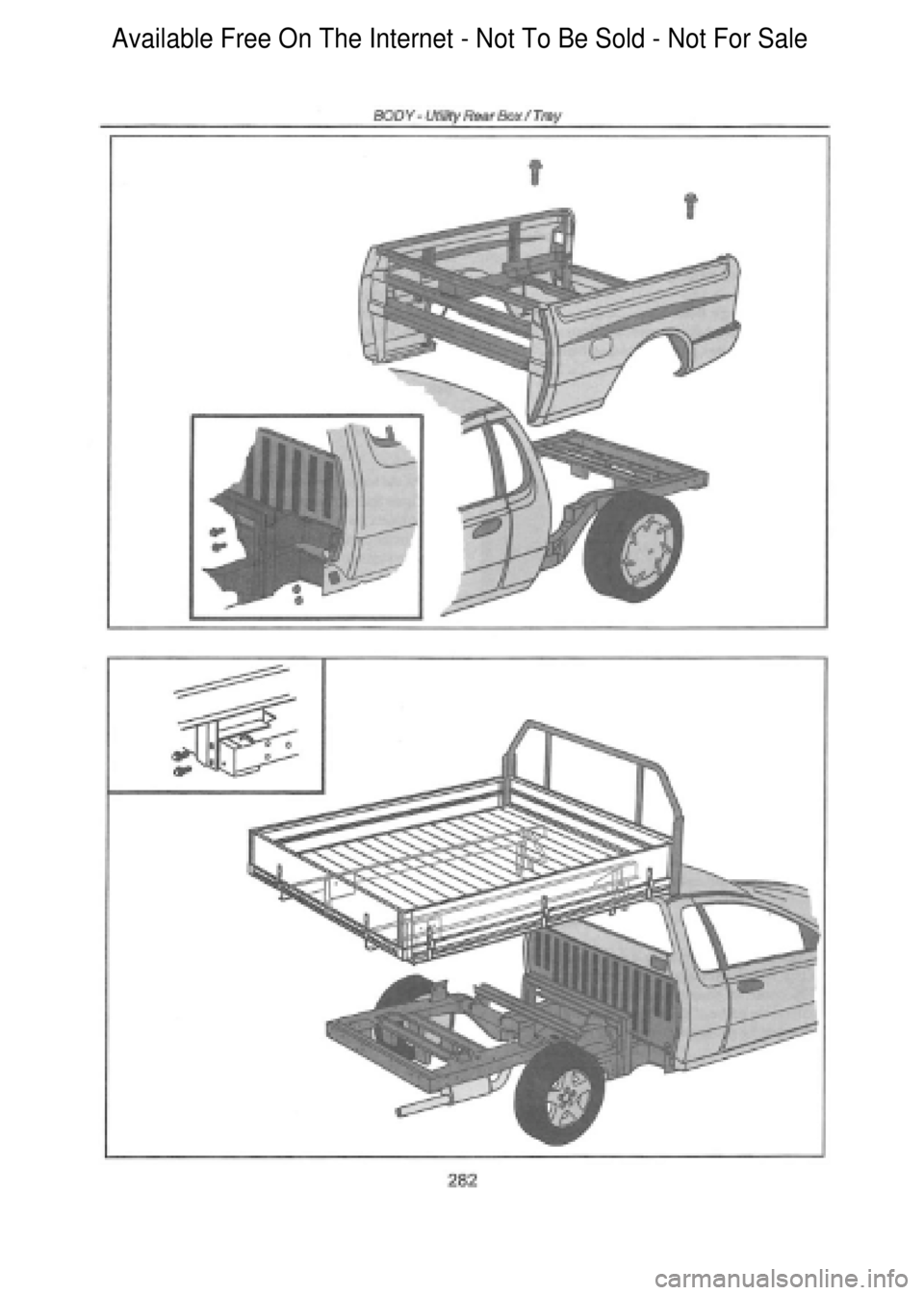 FORD FALCON 1998  Workshop Manual  Available Free On The Internet - Not To Be Sold - Not For Sale    