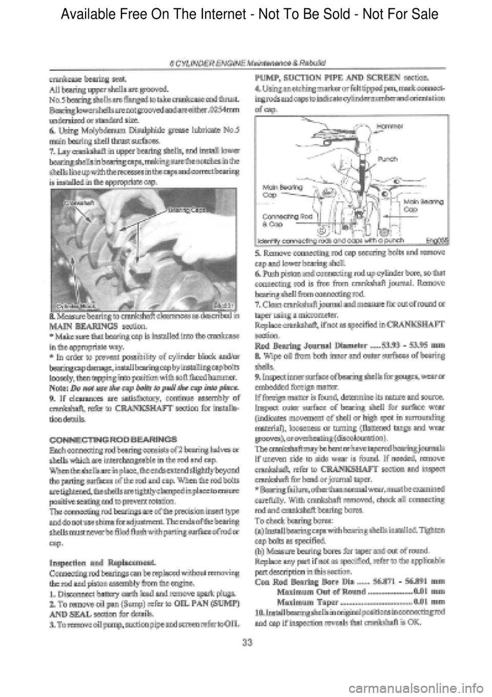 FORD FALCON 1998  Workshop Manual  Available Free On The Internet - Not To Be Sold - Not For Sale    