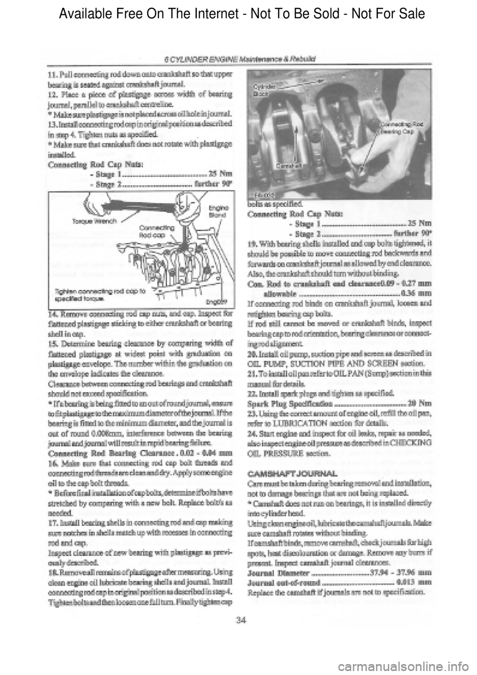 FORD FALCON 1998  Workshop Manual  Available Free On The Internet - Not To Be Sold - Not For Sale    