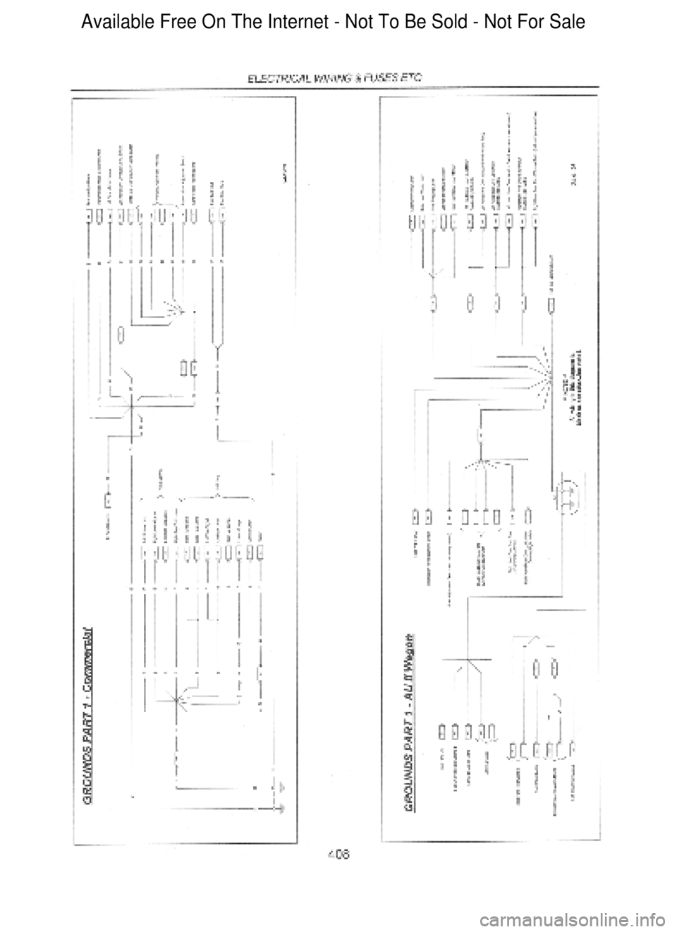 FORD FALCON 1998  Workshop Manual  Available Free On The Internet - Not To Be Sold - Not For Sale    