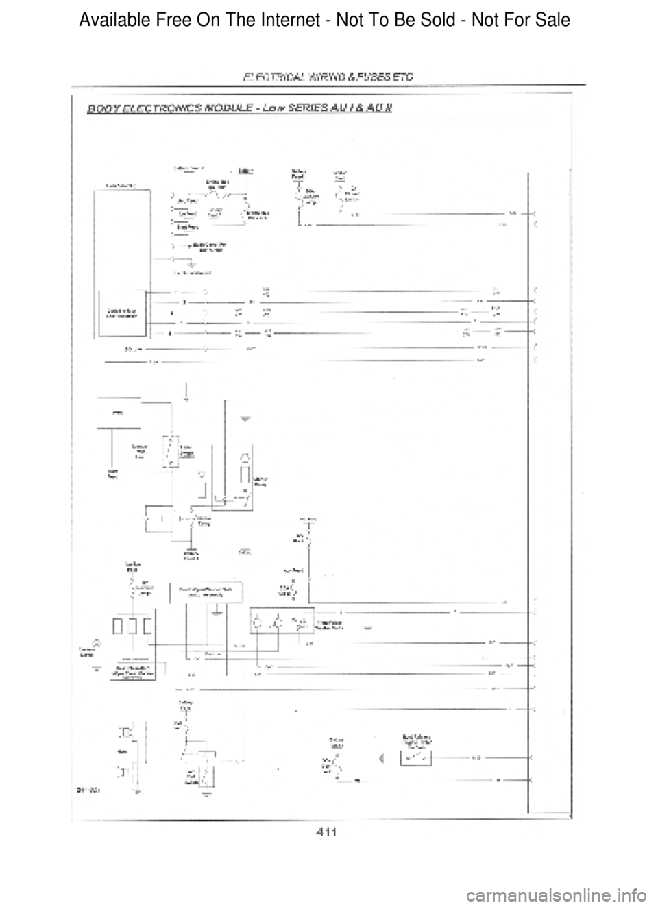 FORD FALCON 1998  Workshop Manual  Available Free On The Internet - Not To Be Sold - Not For Sale    