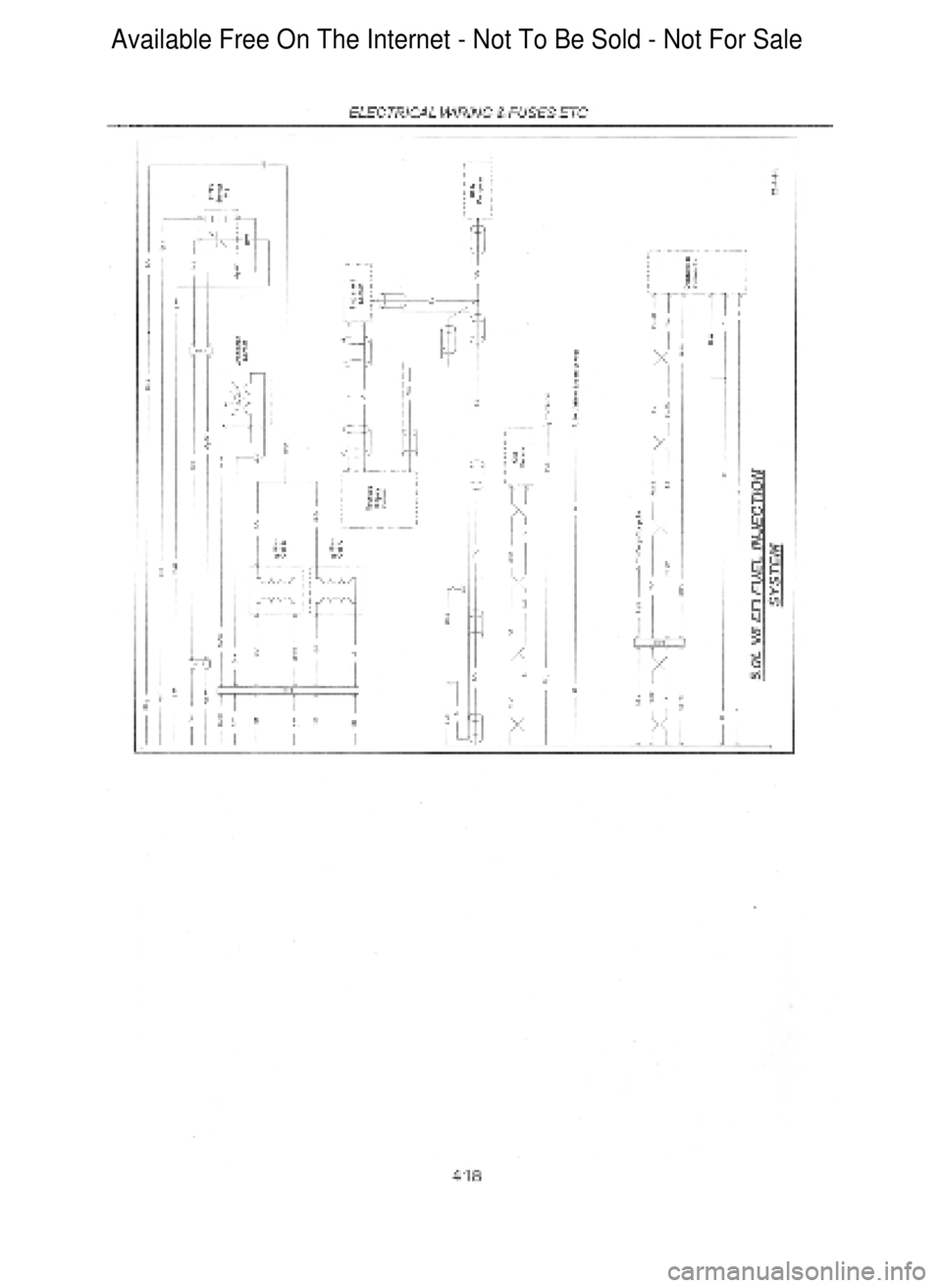 FORD FALCON 1998  Workshop Manual  Available Free On The Internet - Not To Be Sold - Not For Sale    