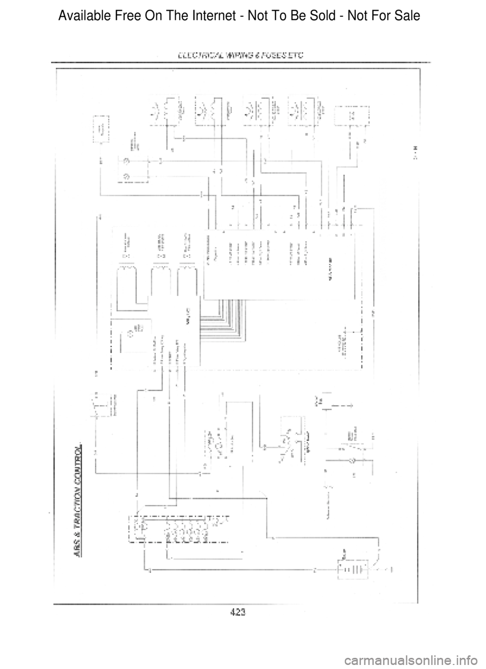 FORD FALCON 1998  Workshop Manual  Available Free On The Internet - Not To Be Sold - Not For Sale    
