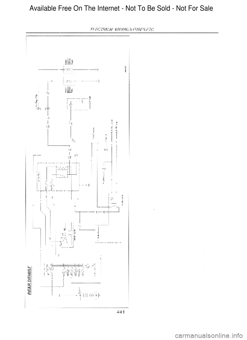 FORD FALCON 1998  Workshop Manual  Available Free On The Internet - Not To Be Sold - Not For Sale    