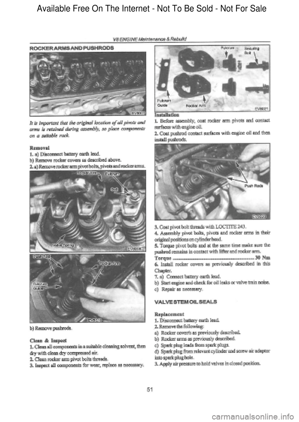 FORD FALCON 1998  Workshop Manual  Available Free On The Internet - Not To Be Sold - Not For Sale    