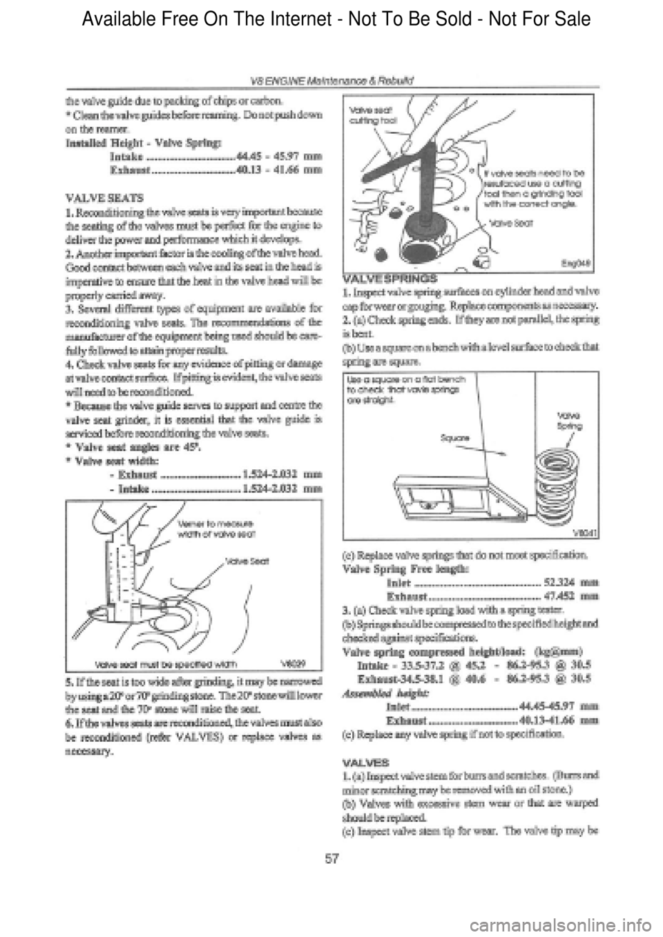 FORD FALCON 1998  Workshop Manual  Available Free On The Internet - Not To Be Sold - Not For Sale    