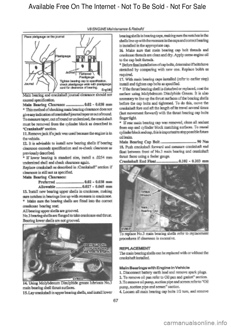 FORD FALCON 1998  Workshop Manual  Available Free On The Internet - Not To Be Sold - Not For Sale    