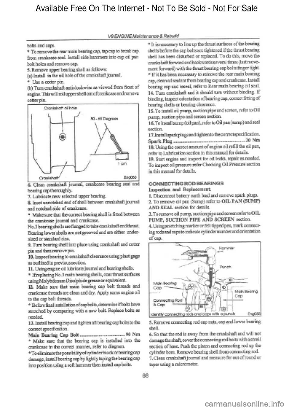 FORD FALCON 1998  Workshop Manual  Available Free On The Internet - Not To Be Sold - Not For Sale    