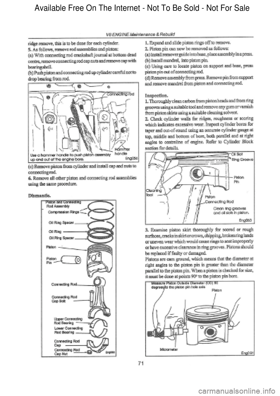 FORD FALCON 1998  Workshop Manual  Available Free On The Internet - Not To Be Sold - Not For Sale    