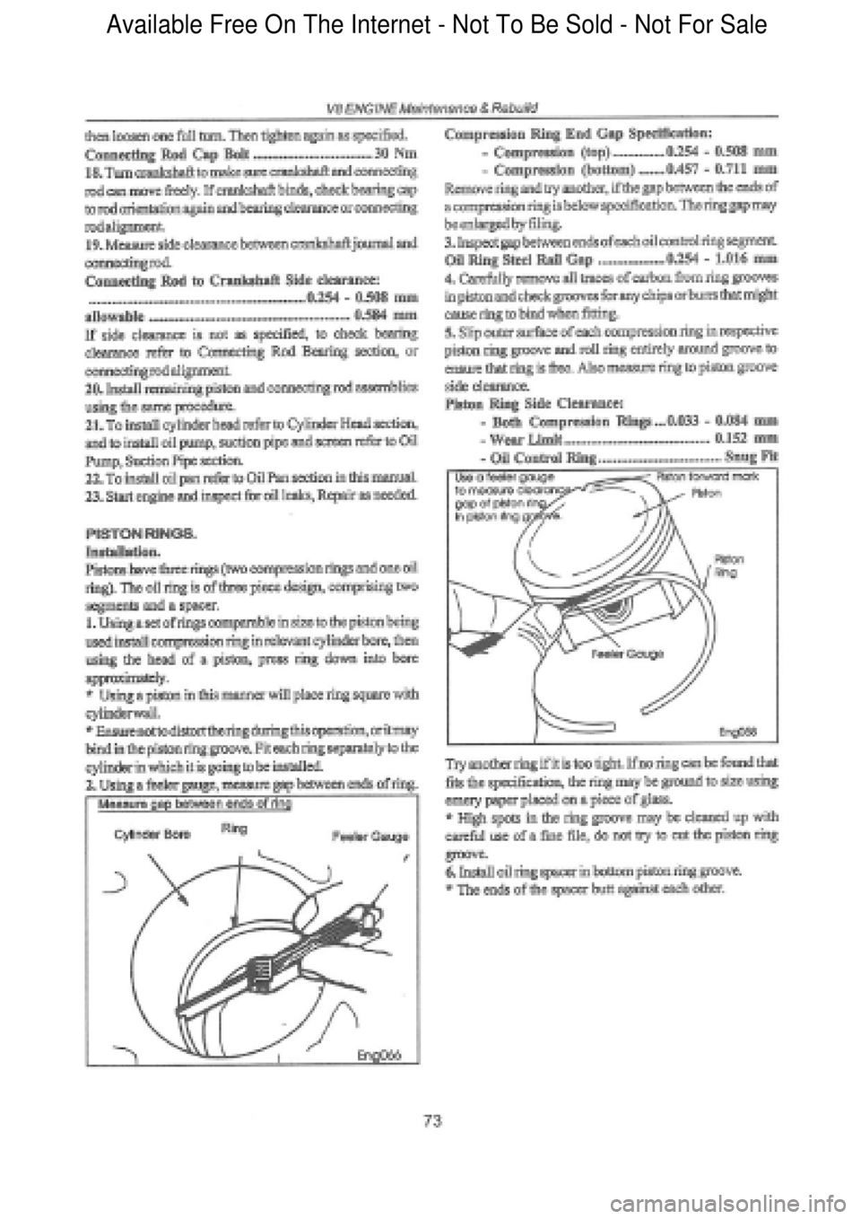 FORD FALCON 1998  Workshop Manual  Available Free On The Internet - Not To Be Sold - Not For Sale    