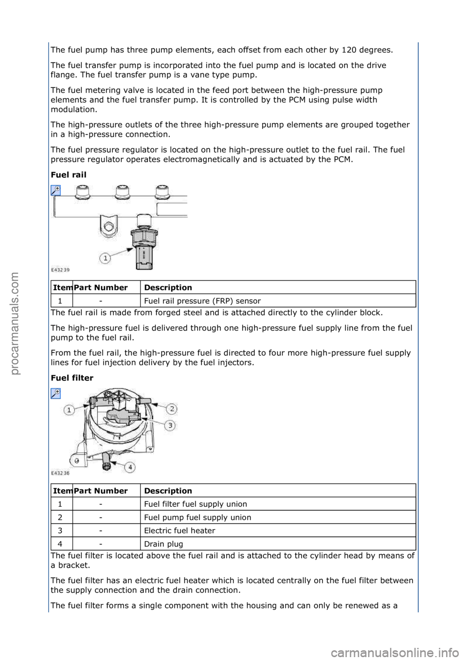 FORD GALAXY 2006  Service Repair Manual The\ffuel\fpump\fh\bs\fthree\fpump\felements,\fe\bch\foffset\ffrom\fe\bch\fother\fby\f120\fdegrees.\f
The\ffuel\ftr\bnsfer\fpump\fis\fincorpor\bted\finto\fthe\ffuel\fpump\f\bnd\fis\floc\bted\fon\fthe\