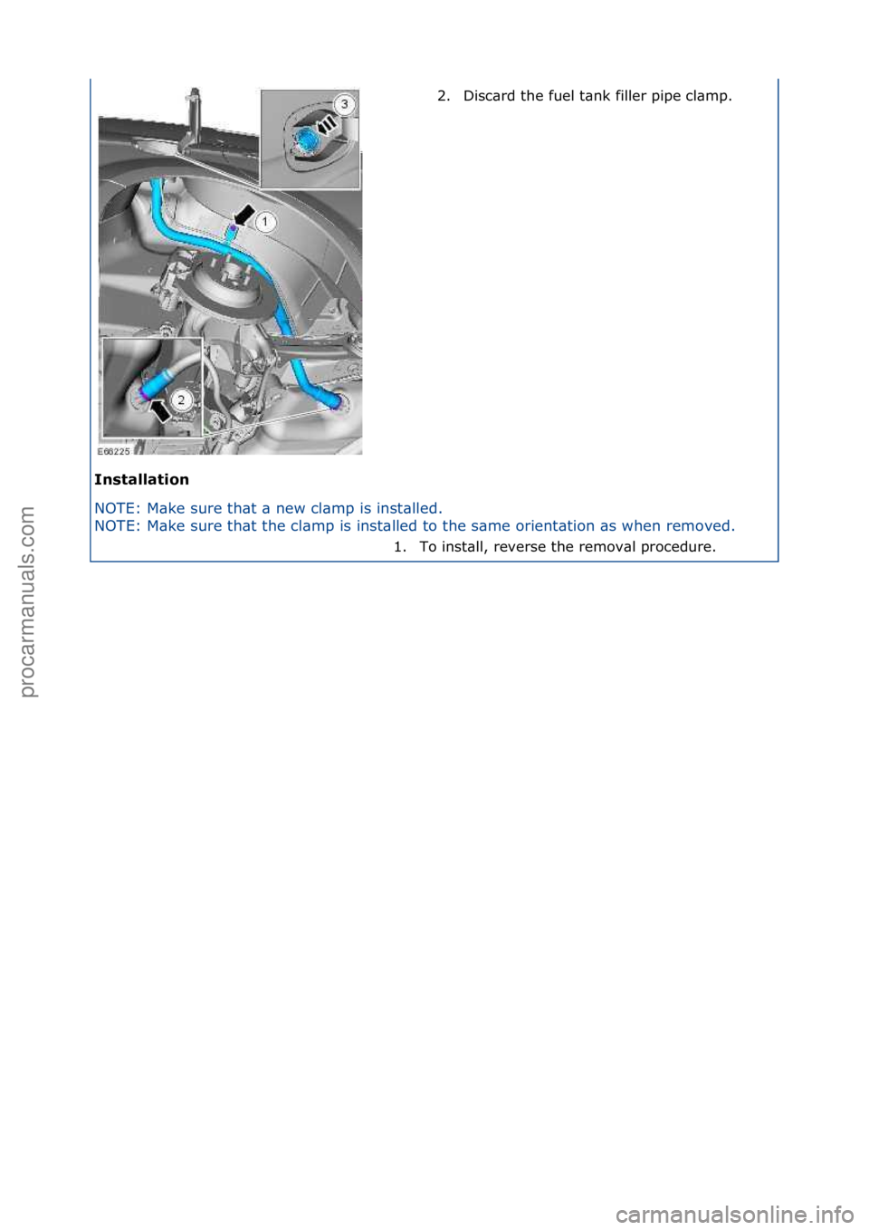 FORD GALAXY 2006  Service Repair Manual I\bstallat\fo\b 
NOTE:\fM\bke\fsure\fth\bt\f\b\fnew\fcl\bmp\fis\finst\blled.\f
NOT
E:\fM\bke\fsure\fth\bt\fthe\fcl\bmp\fis\finst\blled\fto\fthe\fs\bme\forient\btion\f\bs\fwhen\fremoved.\f\f 2. Disc\br