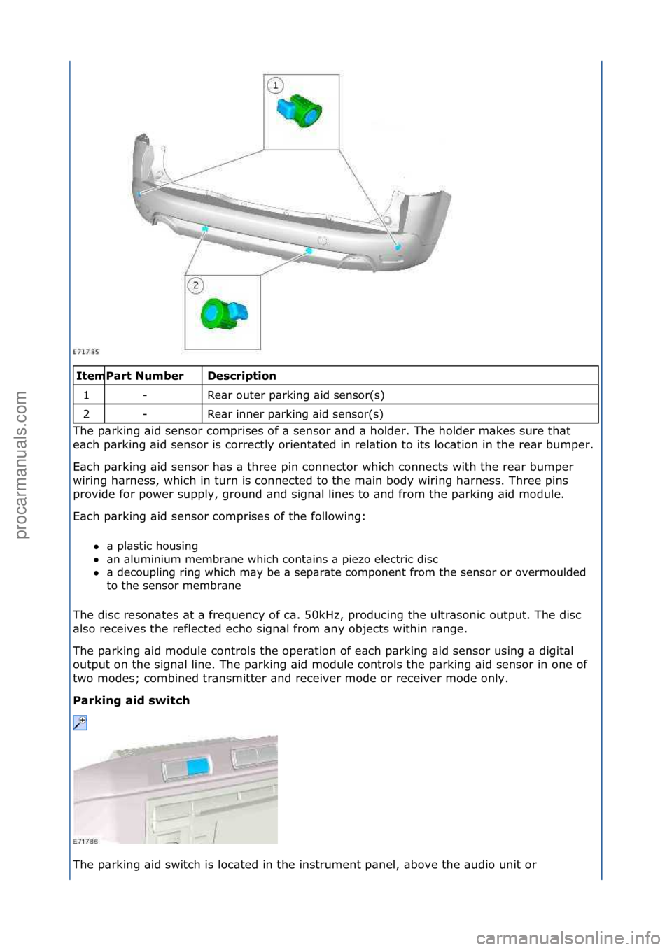 FORD GALAXY 2006  Service Repair Manual \f\f\fescription\b
Re\br\fouter\fp\brking\f\bid\fsensor(s)\f
Re\br\finner\fp\brking\f\bid\fsensor(s)\f
The\fp\brking\f\bid\fsensor\fcomprises\fof\f\b\fsensor\f\bnd\f\b\fholder.\fThe\fholder\fm\bkes\fs