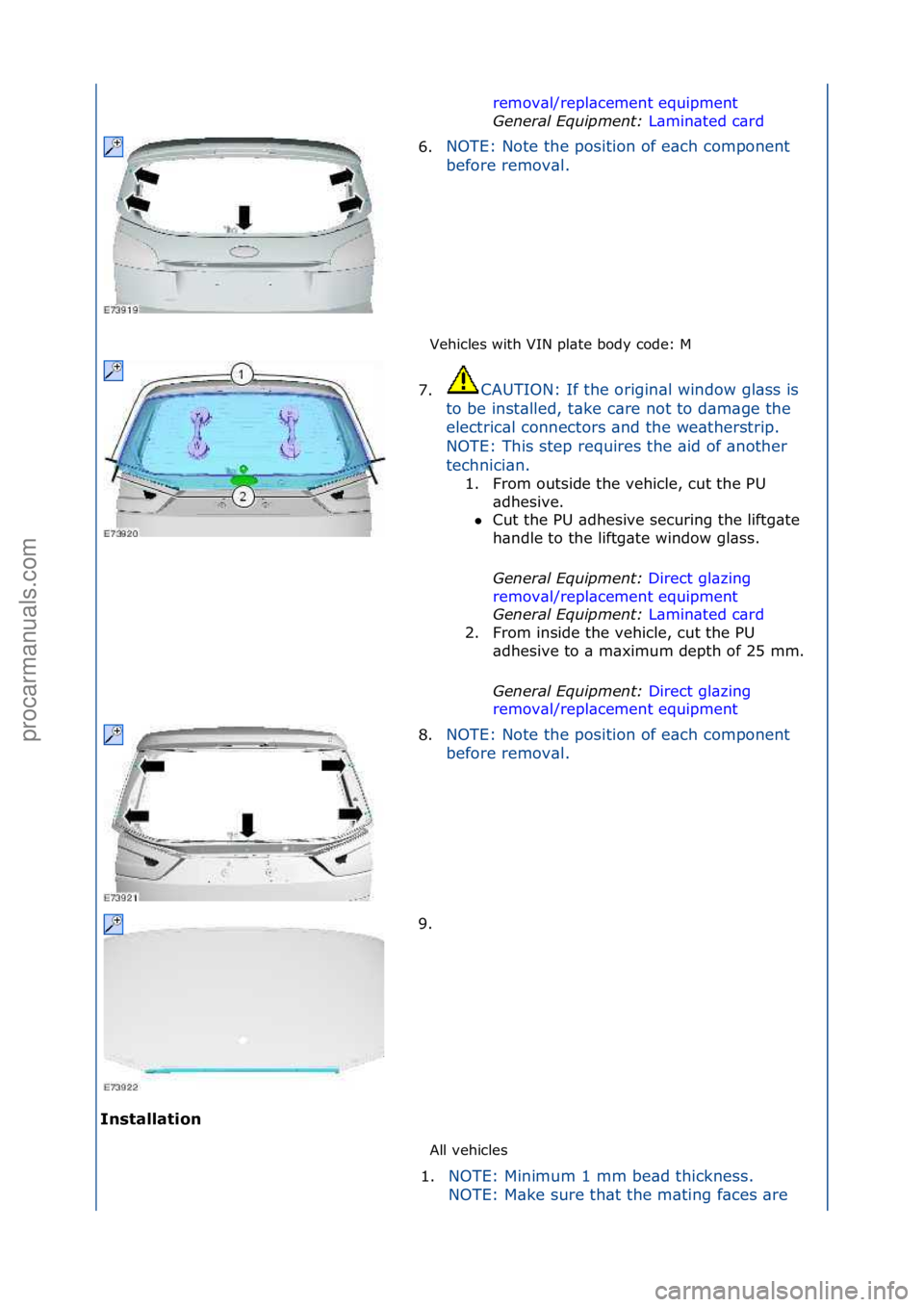 FORD GALAXY 2006 Service Repair Manual Vehicles\fwith\fVIN\fpl\bte\fbody\fcode:\fM\f
Installation All\fvehicles\fremov\bl/repl\bcement\fequipment
\f
Ge n
eral \bqui\fment: L\bmin\bted\fc\brd\f
6. NOTE:\fNote\fthe\fposition\fof\fe\bch\fc FORD GALAXY 2006 Service Repair Manual Vehicles\fwith\fVIN\fpl\bte\fbody\fcode:\fM\f
Installation All\fvehicles\fremov\bl/repl\bcement\fequipment
\f
Ge n
eral \bqui\fment: L\bmin\bted\fc\brd\f
6. NOTE:\fNote\fthe\fposition\fof\fe\bch\fc