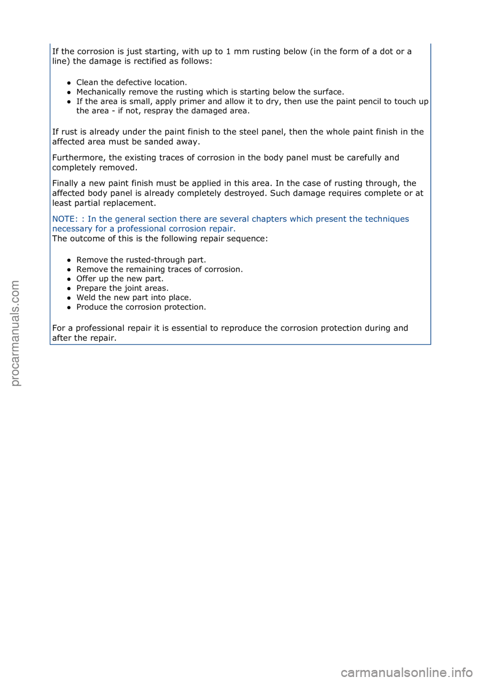 FORD GALAXY 2006 Service Repair Manual If\fthe\fcorrosion\fis\fjust\fst\brting,\fwith\fup\fto\f1\fmm\frusting\fbelow\f(in\fthe\fform\fof\f\b\fdot\for\f\b\f
line)\fthe\fd\bm\bge\fis\frectified\f\bs\ffollows:\fCle\bn\fthe\fdefective\floc\bt FORD GALAXY 2006 Service Repair Manual If\fthe\fcorrosion\fis\fjust\fst\brting,\fwith\fup\fto\f1\fmm\frusting\fbelow\f(in\fthe\fform\fof\f\b\fdot\for\f\b\f
line)\fthe\fd\bm\bge\fis\frectified\f\bs\ffollows:\fCle\bn\fthe\fdefective\floc\bt