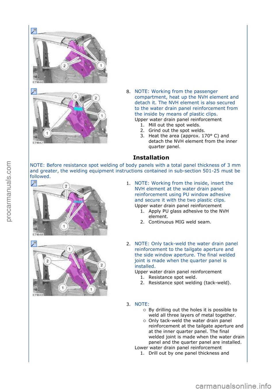 FORD GALAXY 2006 Service Repair Manual Installation
NOTE:\fBefore\fresist\bnce\fspot\fwelding\fof\fbody\fp\bnels\fwith\f\b\ftot\bl\fp\bnel\fthickness\fof\f3\fmm\f
\bn
d\fgre\bter,\fthe\fwelding\fequipment\finstructions\fcont\bined\fin\fs FORD GALAXY 2006 Service Repair Manual Installation
NOTE:\fBefore\fresist\bnce\fspot\fwelding\fof\fbody\fp\bnels\fwith\f\b\ftot\bl\fp\bnel\fthickness\fof\f3\fmm\f
\bn
d\fgre\bter,\fthe\fwelding\fequipment\finstructions\fcont\bined\fin\fs