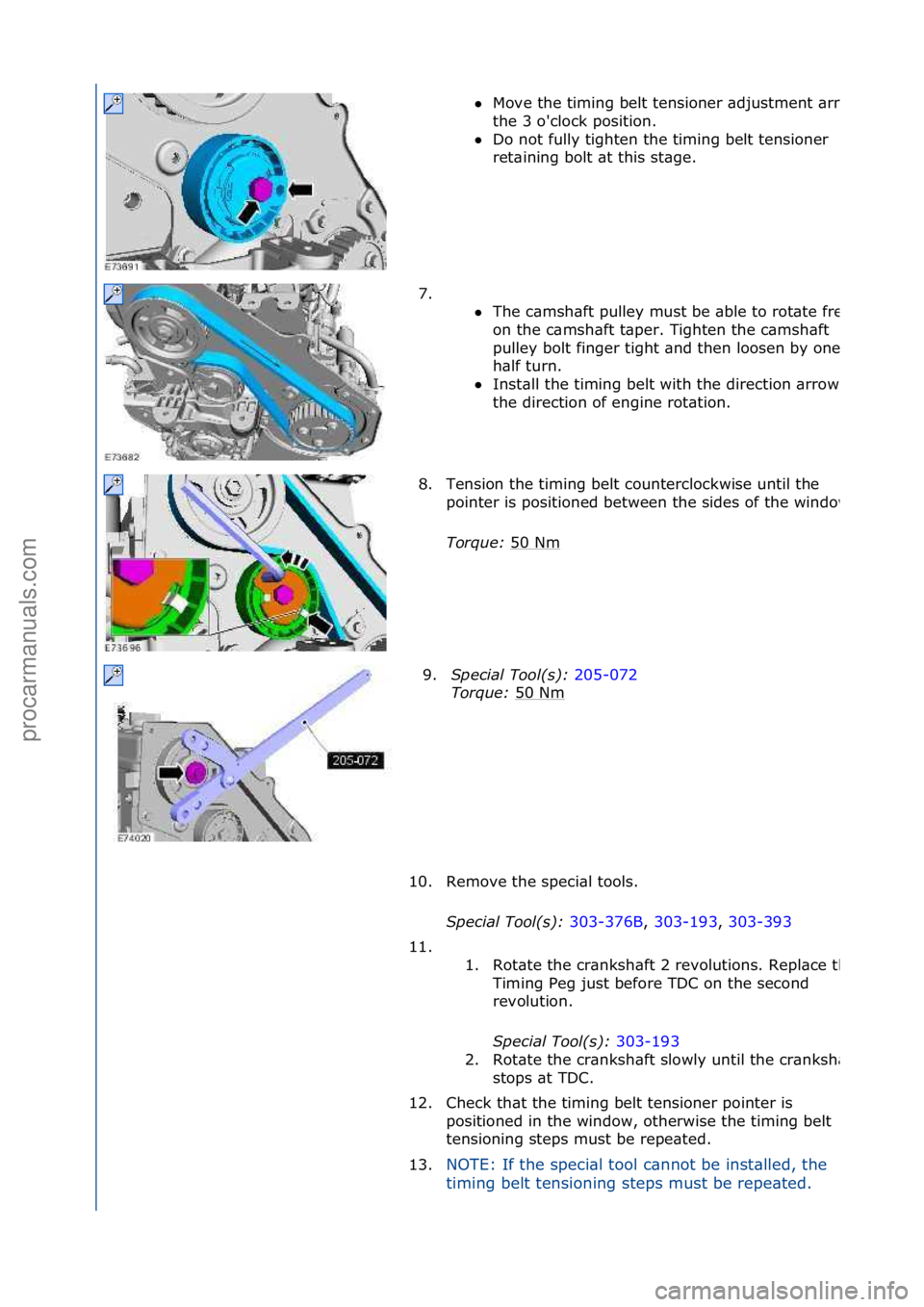 FORD GALAXY 2006 Service Repair Manual Move\fthe\ftiming\fbelt\ftensioner\f\bdjustment\f\brm\fto\f
the\f3\fo'clock\fposition.\f
Do\fnot\ffully\ftighten\fthe\ftiming\fbelt\ftensioner\f
re
t\bining\fbolt\f\bt\fthis\fst\bge.\f
7. \f\f FORD GALAXY 2006 Service Repair Manual Move\fthe\ftiming\fbelt\ftensioner\f\bdjustment\f\brm\fto\f
the\f3\fo'clock\fposition.\f
Do\fnot\ffully\ftighten\fthe\ftiming\fbelt\ftensioner\f
re
t\bining\fbolt\f\bt\fthis\fst\bge.\f
7. \f\f