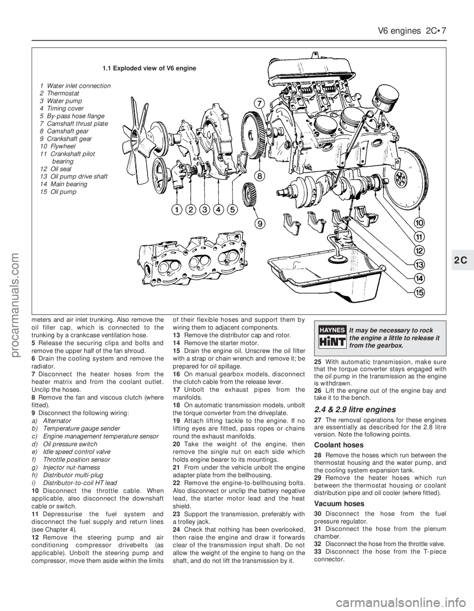 FORD GRANADA 1985 Service Repair Manual meters and air inlet trunking. Also remove the
oil filler cap, which is connected to the
trunking by a crankcase ventilation hose.
5Release the securing clips and bolts and
remove the upper half of th FORD GRANADA 1985 Service Repair Manual meters and air inlet trunking. Also remove the
oil filler cap, which is connected to the
trunking by a crankcase ventilation hose.
5Release the securing clips and bolts and
remove the upper half of th