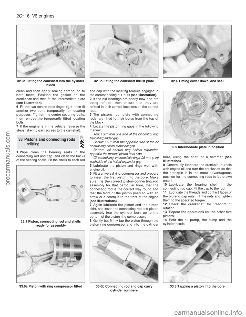 FORD GRANADA 1985 Service Repair Manual clean and then apply sealing compound to
both faces. Position the gasket on the
crankcase and then fit the intermediate plate
(see illustration).
6Fit the two centre bolts finger-tight, then fit
anoth FORD GRANADA 1985 Service Repair Manual clean and then apply sealing compound to
both faces. Position the gasket on the
crankcase and then fit the intermediate plate
(see illustration).
6Fit the two centre bolts finger-tight, then fit
anoth