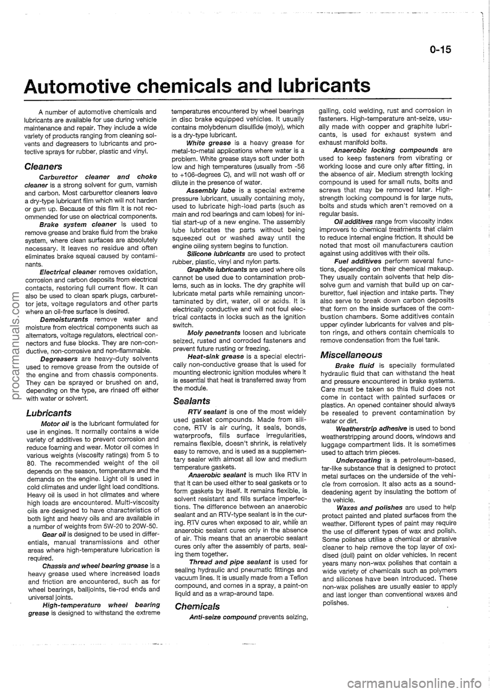 FORD MAVERICK 1988  Service Repair Manual procarmanuals.com 