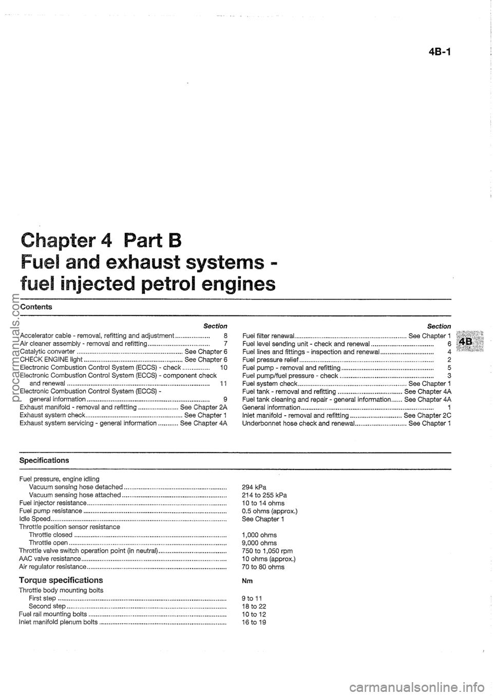 FORD MAVERICK 1988  Service Repair Manual procarmanuals.com 