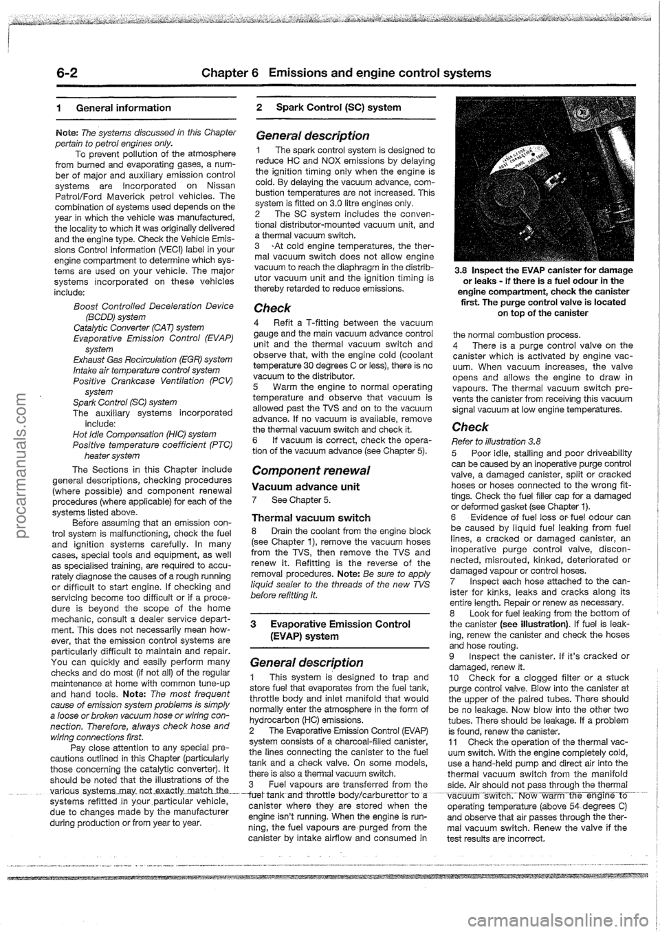 FORD MAVERICK 1988  Service Repair Manual procarmanuals.com 