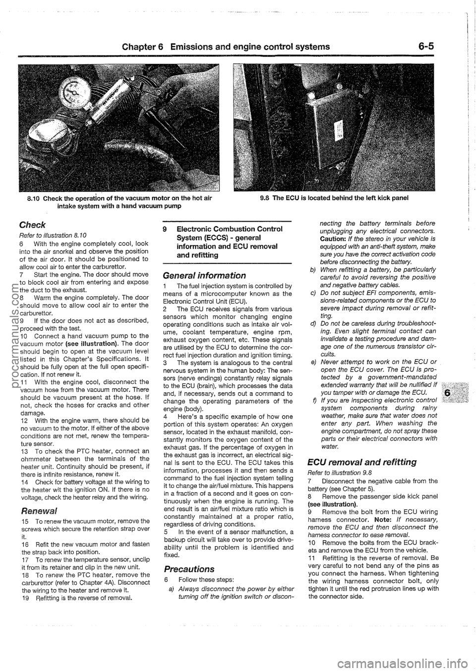FORD MAVERICK 1988  Service Repair Manual procarmanuals.com 