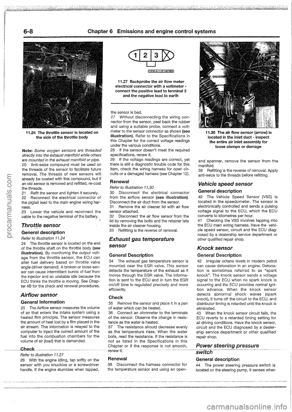 FORD MAVERICK 1988  Service Repair Manual procarmanuals.com 