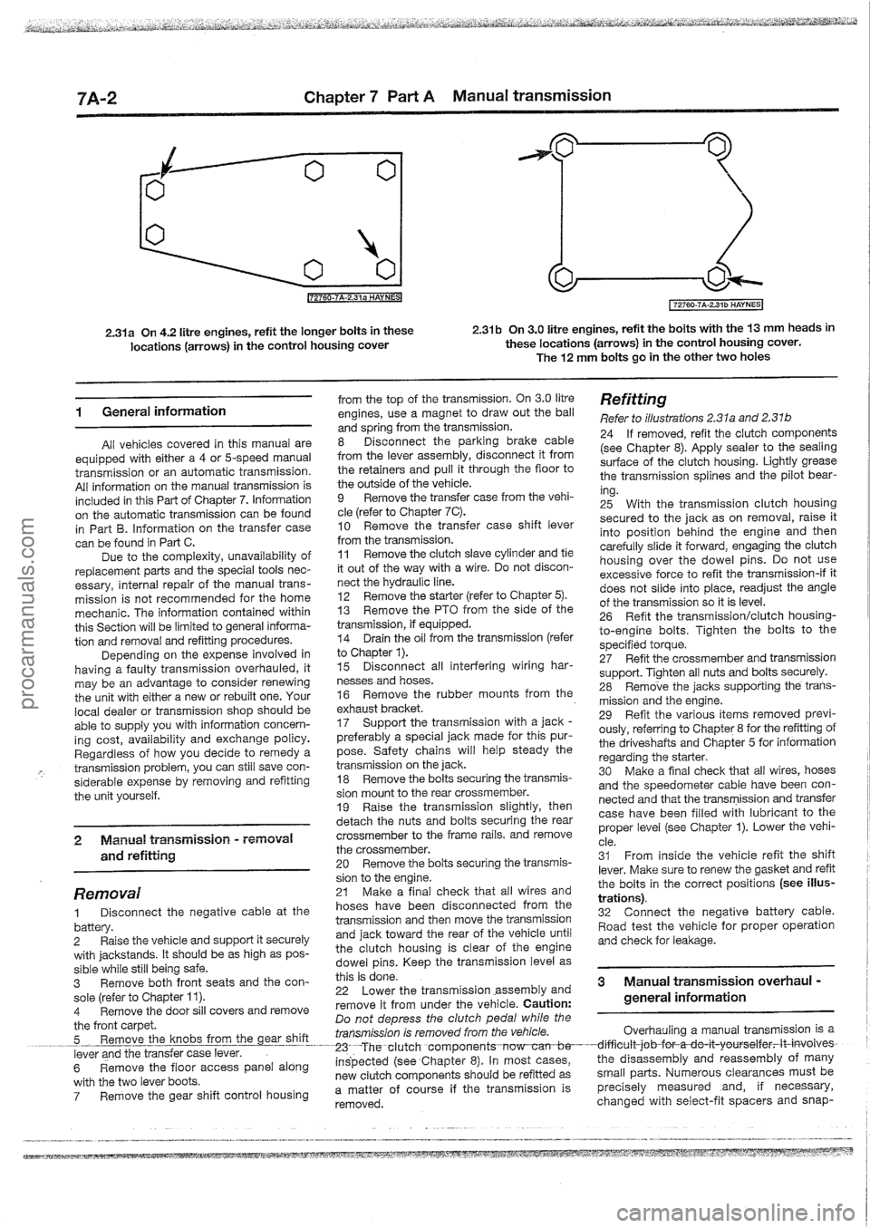 FORD MAVERICK 1988  Service Repair Manual procarmanuals.com 