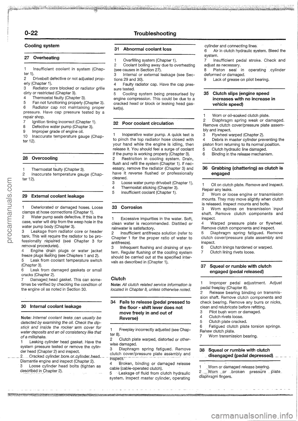 FORD MAVERICK 1988  Service Repair Manual procarmanuals.com 