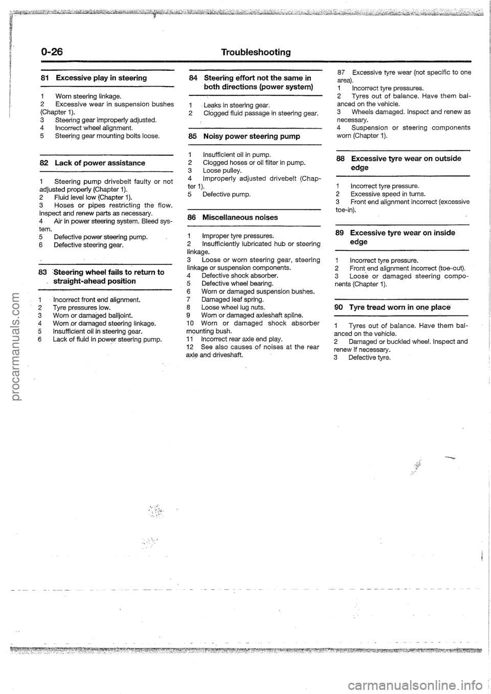 FORD MAVERICK 1988  Service Repair Manual procarmanuals.com 