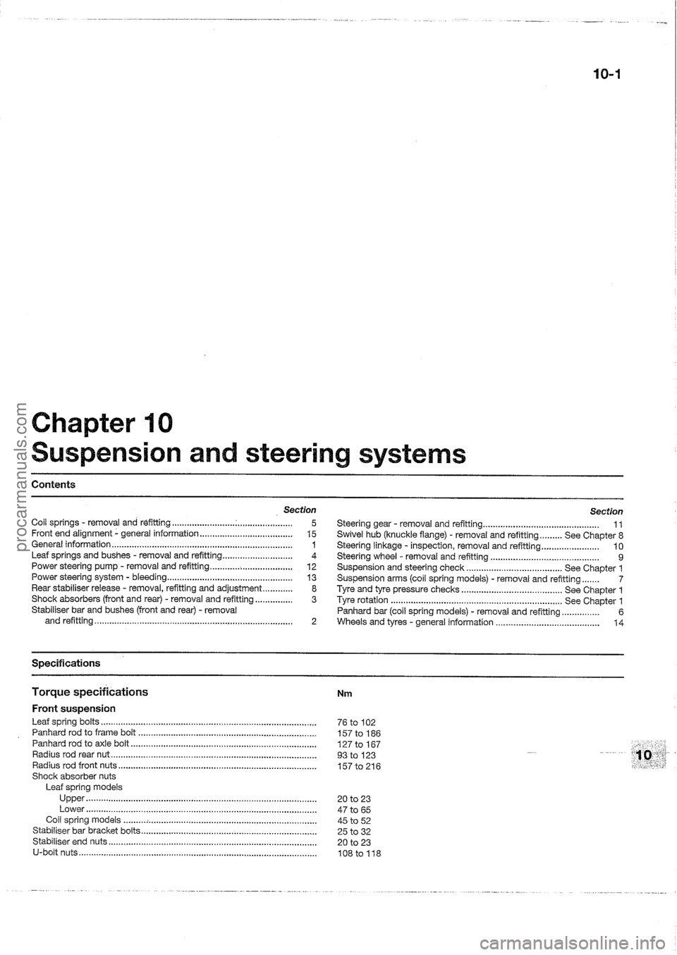 FORD MAVERICK 1988  Service Repair Manual procarmanuals.com 