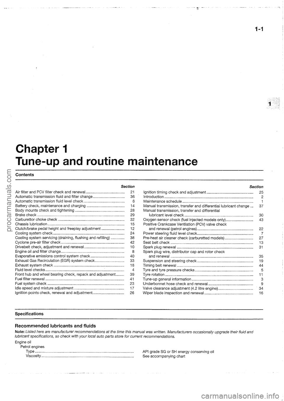FORD MAVERICK 1988  Service Repair Manual procarmanuals.com 
