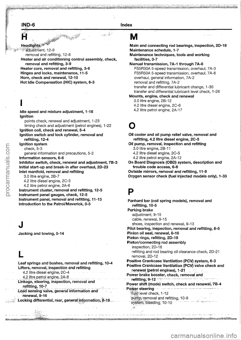 FORD MAVERICK 1988  Service Repair Manual procarmanuals.com 