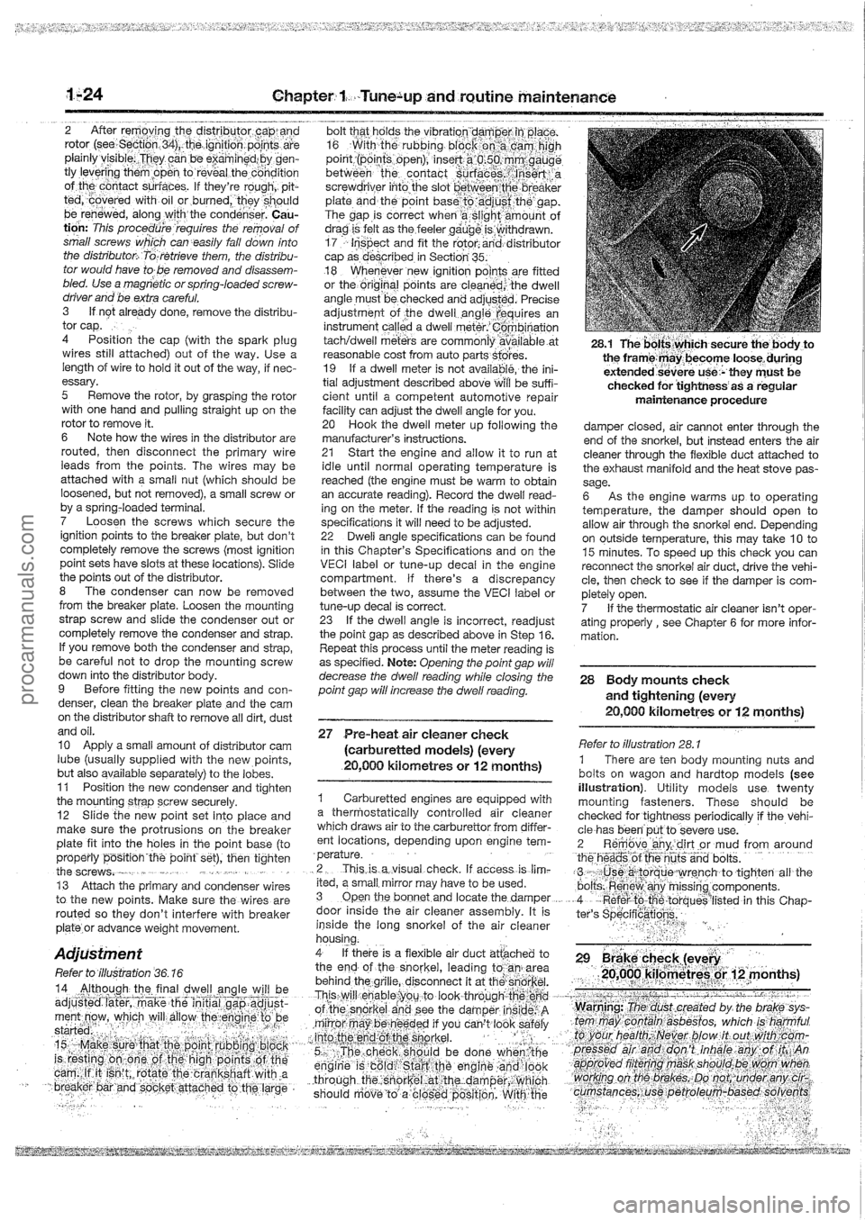 FORD MAVERICK 1988  Service Repair Manual procarmanuals.com 