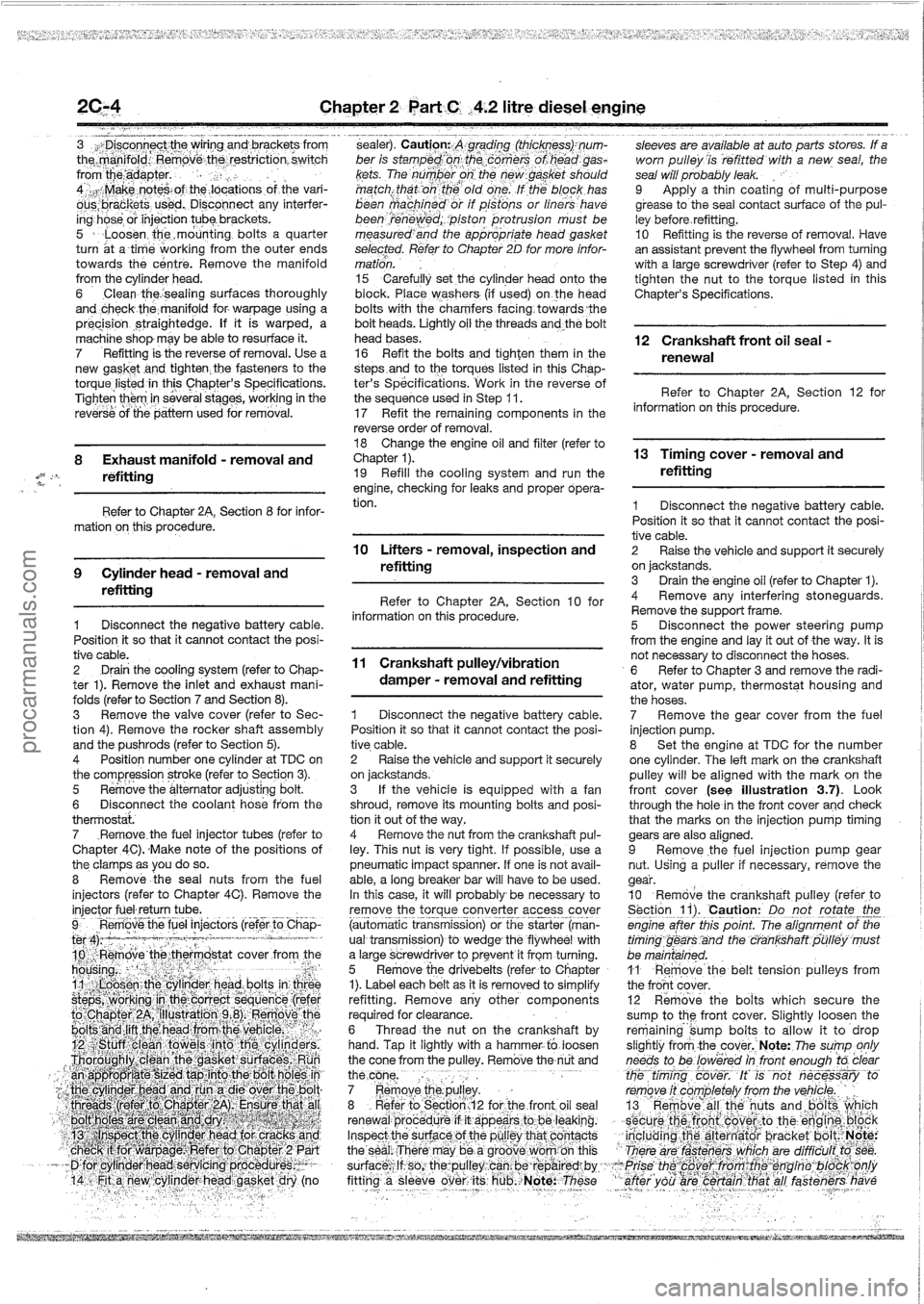 FORD MAVERICK 1988  Service Repair Manual procarmanuals.com 