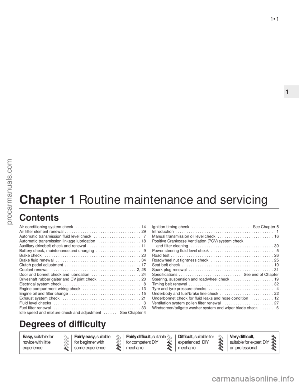 FORD MONDEO 1993 Service Repair Manual Chapter 1 Routine maintenance and servicing
Air conditioning system check . . . . . . . . . . . . . . . . . . . . . . . . . . . . . 14
Air filter element renewal . . . . . . . . . . . . . . . . . . FORD MONDEO 1993 Service Repair Manual Chapter 1 Routine maintenance and servicing
Air conditioning system check . . . . . . . . . . . . . . . . . . . . . . . . . . . . . 14
Air filter element renewal . . . . . . . . . . . . . . . . . .