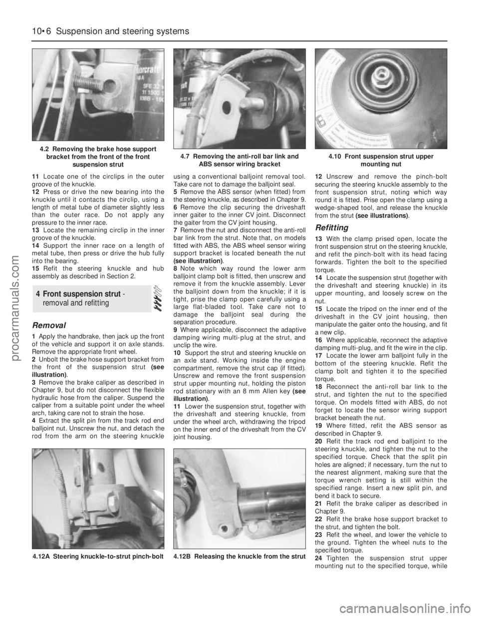FORD MONDEO 1993 Service Repair Manual 11Locate one of the circlips in the outer
groove of the knuckle.
12Press or drive the new bearing into the
knuckle until it contacts the circlip, using a
length of metal tube of diameter slightly less FORD MONDEO 1993 Service Repair Manual 11Locate one of the circlips in the outer
groove of the knuckle.
12Press or drive the new bearing into the
knuckle until it contacts the circlip, using a
length of metal tube of diameter slightly less