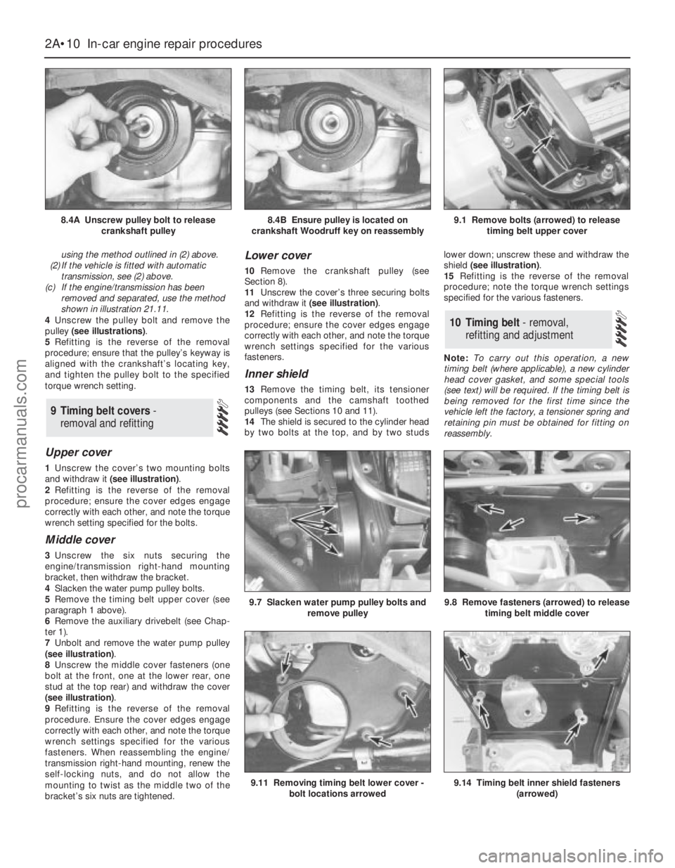 FORD MONDEO 1993 Service Repair Manual using the method outlined in (2) above.
(2) If the vehicle is fitted with automatic
transmission, see (2) above.
(c) If the engine/transmission has been
removed and separated, use the method
shown in FORD MONDEO 1993 Service Repair Manual using the method outlined in (2) above.
(2) If the vehicle is fitted with automatic
transmission, see (2) above.
(c) If the engine/transmission has been
removed and separated, use the method
shown in
