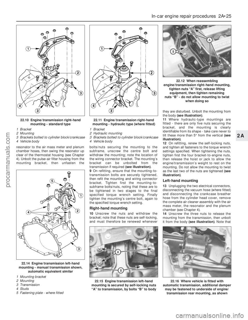 FORD MONDEO 1993 Service Repair Manual resonator to the air mass meter and plenum
chamber hoses, then swing the resonator up
clear of the thermostat housing (see Chapter
4). Unbolt the pulse-air filter housing from the
mounting bracket, th FORD MONDEO 1993 Service Repair Manual resonator to the air mass meter and plenum
chamber hoses, then swing the resonator up
clear of the thermostat housing (see Chapter
4). Unbolt the pulse-air filter housing from the
mounting bracket, th