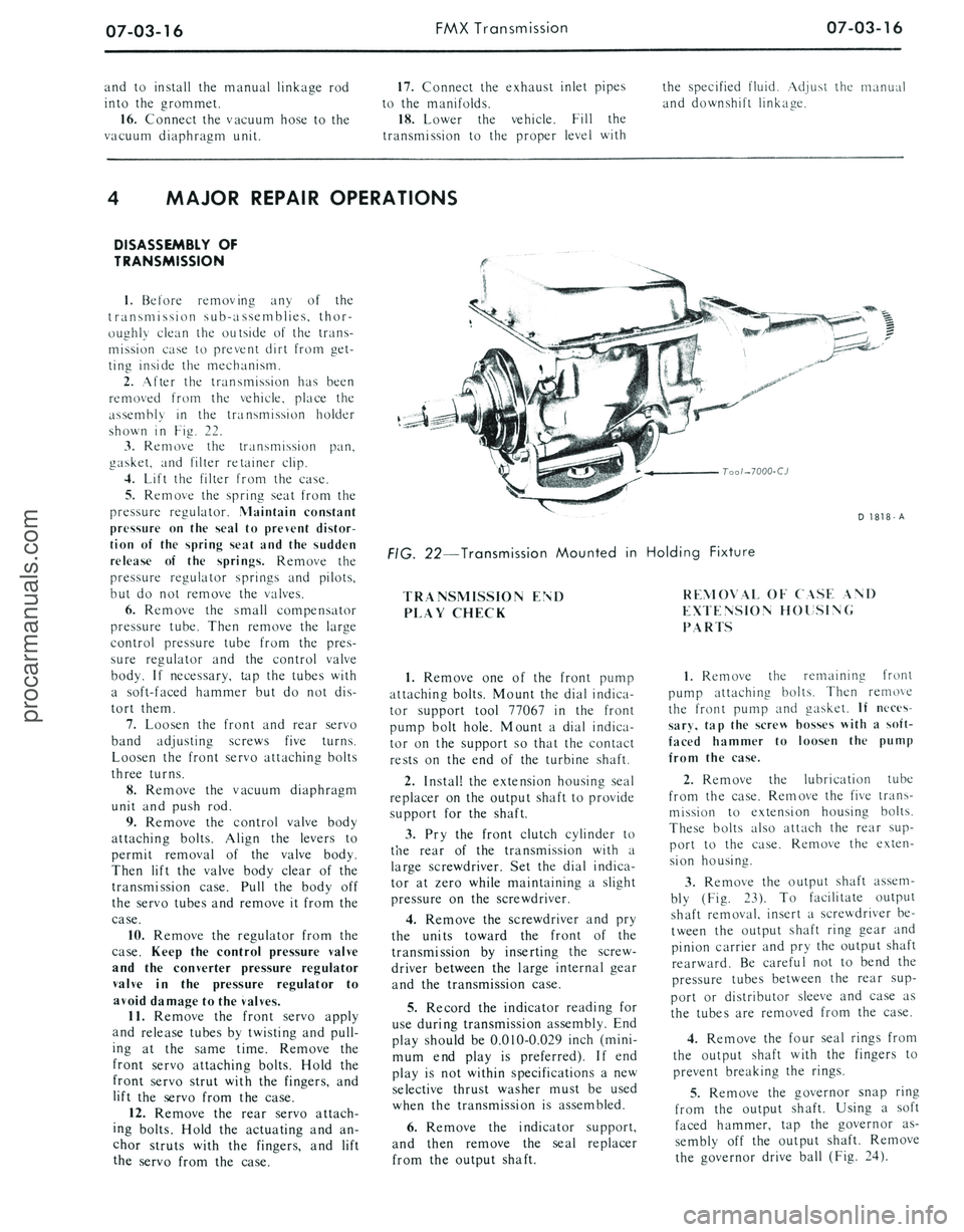 FORD MUSTANG 1969  Volume One Chassis procarmanuals.com 
